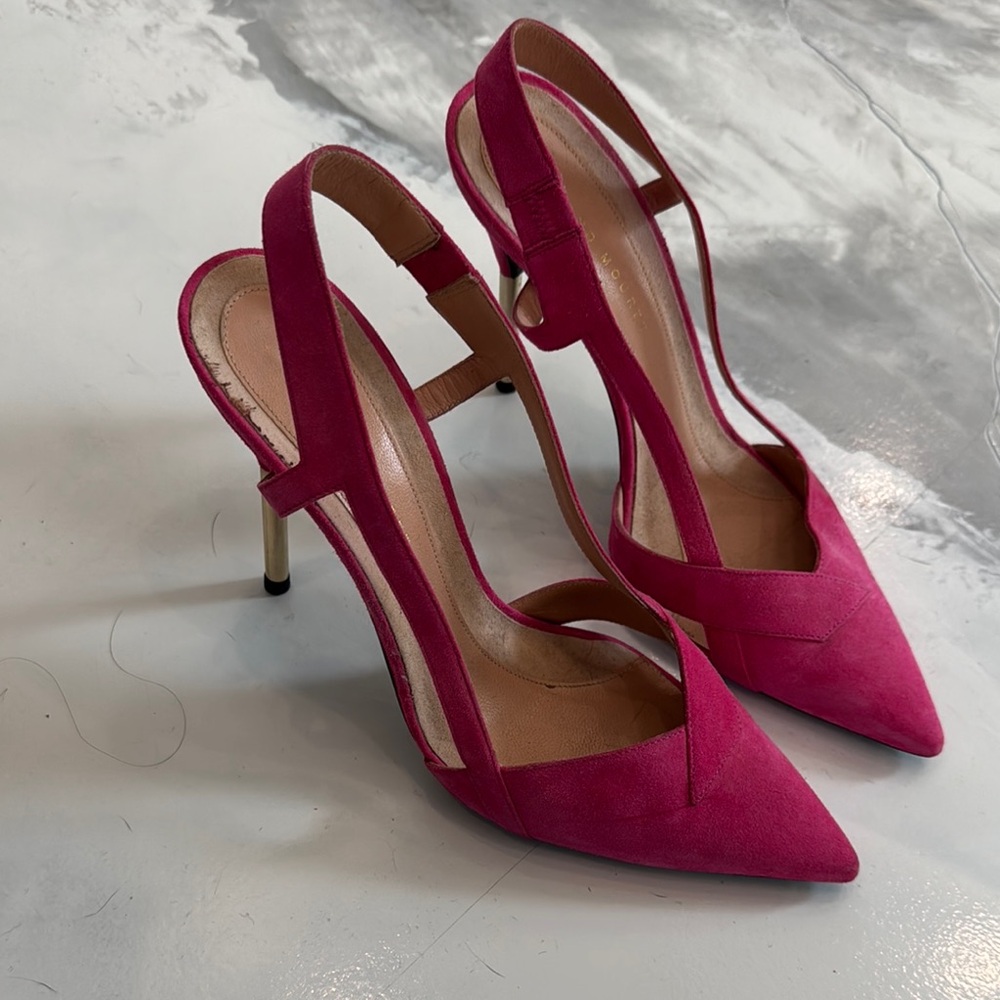 Elegant Pink Slingback Heels